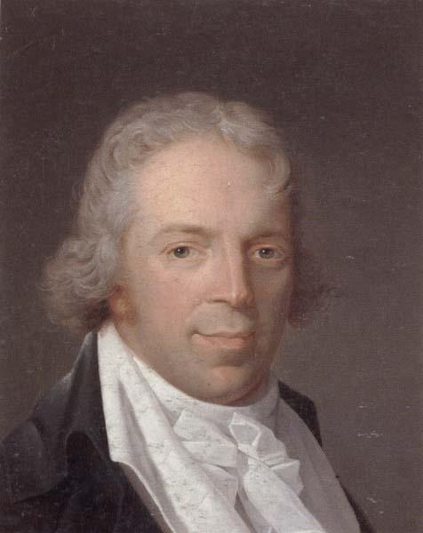 unknow artist Portrait of a man,head and shoulders,wearing a grey jacket and a white cravat Germany oil painting art